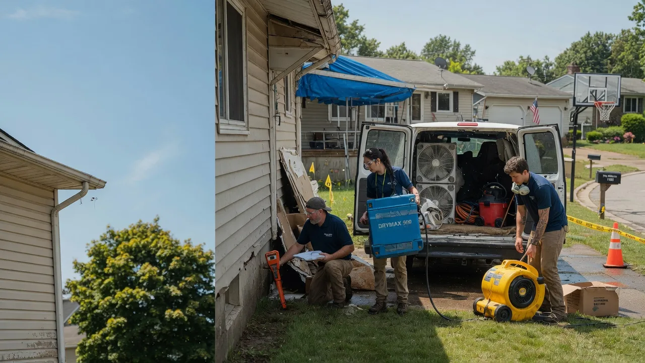 Ceiling Leak Cleanup in Medina, OH near me